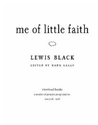 cover of the book Me of Little Faith