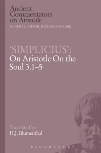 cover of the book On Aristotle On the soul 3.1-5