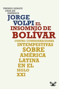 cover of the book El insomnio de Bolívar