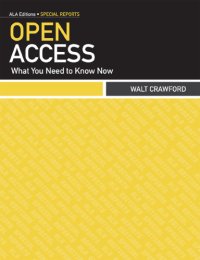 cover of the book Open access: what you need to know now