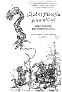 cover of the book ¿Qué es filosofía para niños?