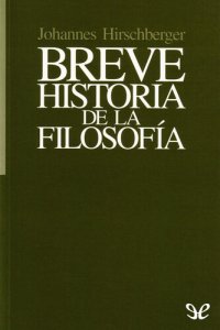 cover of the book Breve historia de la filosofía