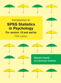 cover of the book Introduction to SPSS in Psychology: for version 19 and earlier