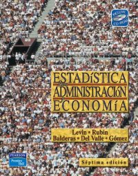 cover of the book Estadistica para administracion y economia