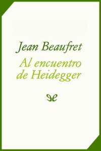 cover of the book Al encuentro de Heidegger