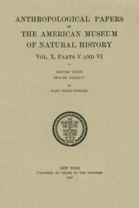 cover of the book Beaver Texts and The Beaver Dialect