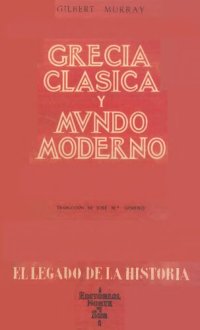 cover of the book Grecia clásica y Mundo Moderno