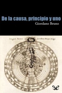 cover of the book De la causa, principio y uno