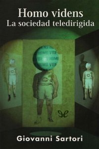 cover of the book Homo videns. La sociedad teledirigida