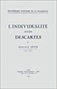 cover of the book L’individualite selon Descartes