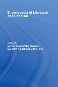 cover of the book Encyclopedia of Literature and Criticism