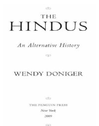 cover of the book The Hindus: An Alternative History