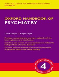 cover of the book Oxford Handbook of Psychiatry