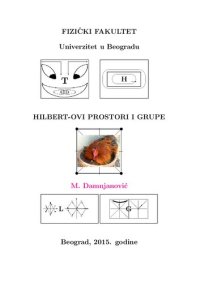 cover of the book HILBERT-OVI PROSTORI I GRUPE