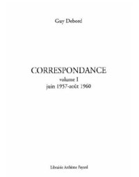 cover of the book Correspondance