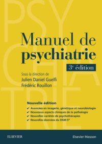 cover of the book Manuel de psychiatrie