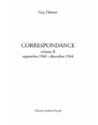 cover of the book Correspondance vol.2