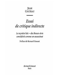 cover of the book Essai de critique indirecte