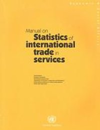 cover of the book Manual on statistics of international trade in services.