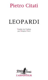 cover of the book Leopardi