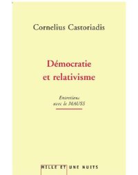 cover of the book Democratie et relativisme Entretiens avec le MAUSS