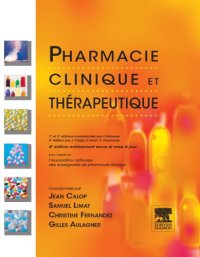 cover of the book Pharmacie clinique et thèrapeutique