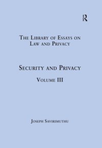 cover of the book Security And Privacy