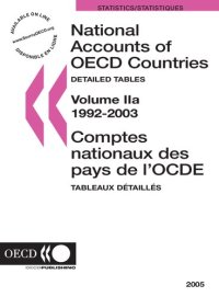 cover of the book National accounts of OECD countries 1992-2003 = [electronic resource] : Comptes nationaux des pays de l'OCDE 1992-2003. Volume II, Detailed tables = Tableaux détaillés