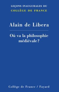 cover of the book Où va la philosophie médiévale?