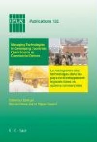 cover of the book Managing Technologies in Developing Countries: Open Source vs Commercial Options