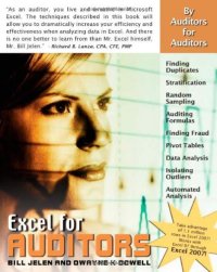 cover of the book Excel for Auditors: Audit Spreadsheets Using Excel 97 through Excel 2007