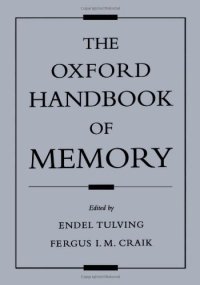 cover of the book The Oxford Handbook of Memory