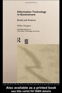 cover of the book Information Technology in Government: Britain and America