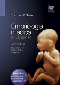 cover of the book Embriologia Medica di Langman