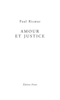 cover of the book Amour et justice