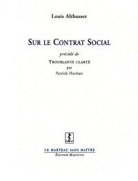 cover of the book Sur le contrat social