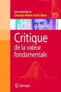 cover of the book Critique de la valeur fondamentale