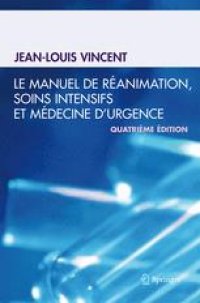 cover of the book Le manuel de réanimation, soins intensifs et médecine d’urgence