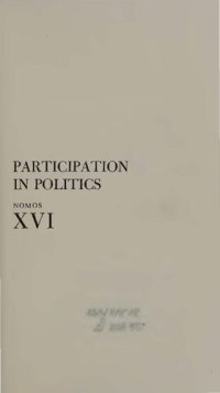 cover of the book Participation in Politics