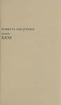 cover of the book Markets and Justice