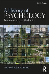 cover of the book A History of Psychology: From Antiquity to Modernity