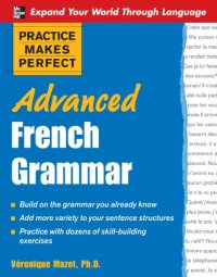 cover of the book Advanced French grammar