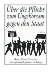 cover of the book Ueber die Pflicht zum Ungehorsam gegen den Staat: Lesung