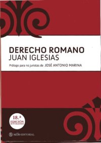 cover of the book Derecho Romano