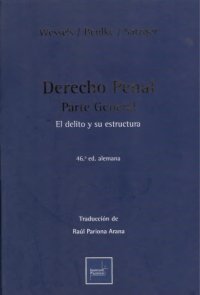 cover of the book Derecho Penal. Parte General El delito y su estructura