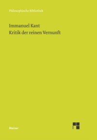 cover of the book Kritik der reinen Vernunft