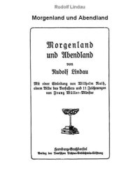 cover of the book Morgenland und Abendland