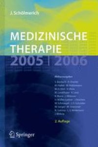 cover of the book Medizinische Therapie 2005|2006