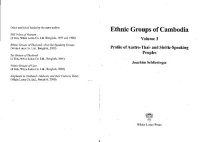 cover of the book Ethnic groups of Cambodia, Volume 3. Profile of Austro-Thai- and Sinitic-speaking peoples