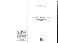 cover of the book O Espírito e a Letra. A Crítica da Imaginação Pura em Fichte